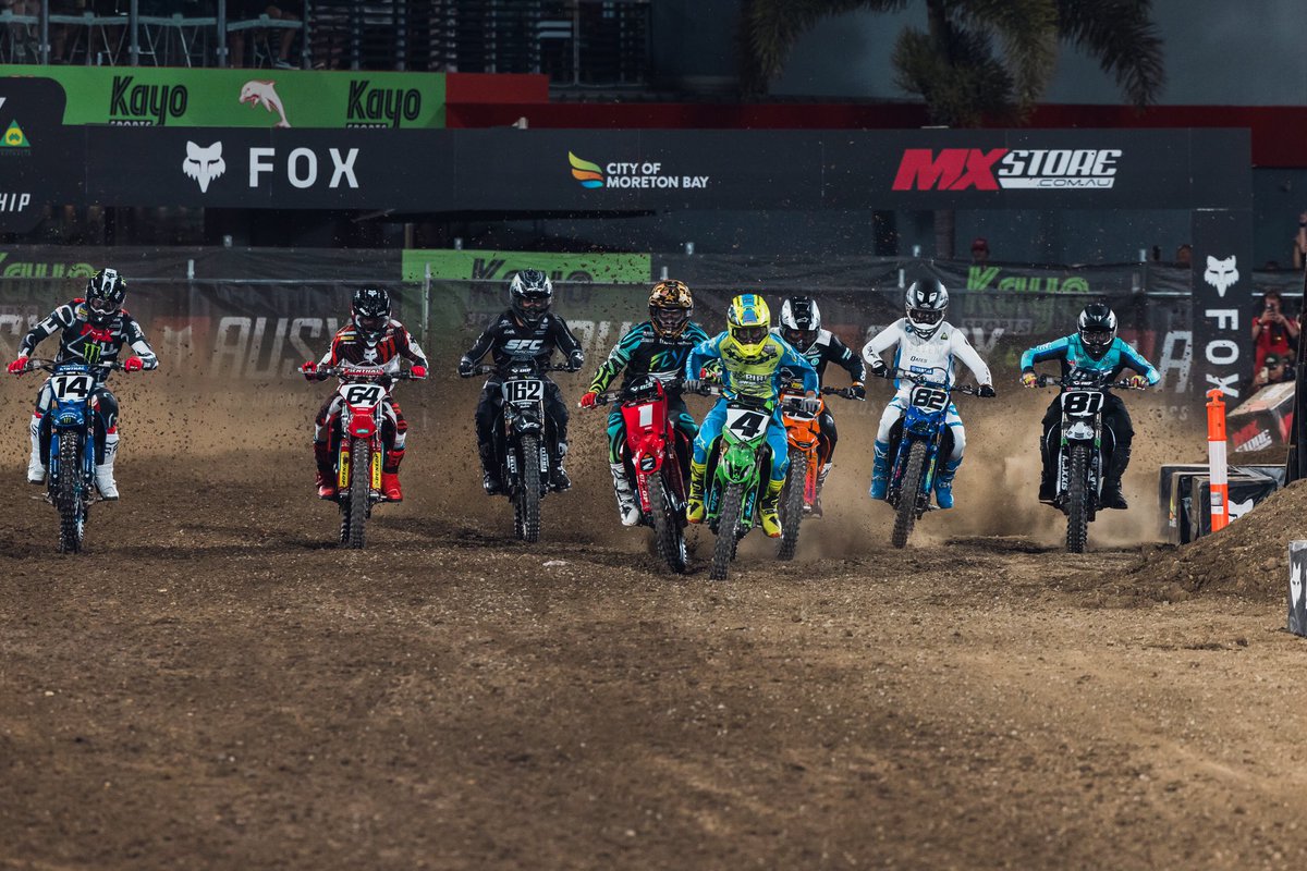 FastMotoFantasy's tweet photo. Luke Clout #4 and Alex Larwood #5 start their season with a bang 💥 Both riders secured holeshots (+10pts) at Round 1…
Are these guys a must-have on your FastMoto team to secure more holeshot bonuses for the @aussupercross season?
#holeshot #fantasysupercross #ausx #fastmoto https://t.co/5SOjeTBRoa
