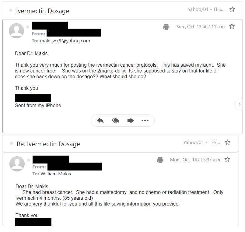NEW ARTICLE: IVERMECTIN Testimonial in Breast Cancer - after 4 months of high dose Ivermectin, patient is cancer free. Now what?

I know how much mainstream Oncology and Big Pharma love these Ivermectin success stories  😃 

Every time a patient cures themselves with Ivermectin,
