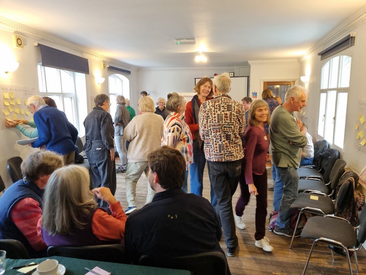 AngelYardCoHo's tweet photo. It was lovely to see future residents at our #cohousing workshop last weekend. All keen to get going, as soon as  we get positive news about finance from @HomesEngland https://t.co/fDXYISM13B