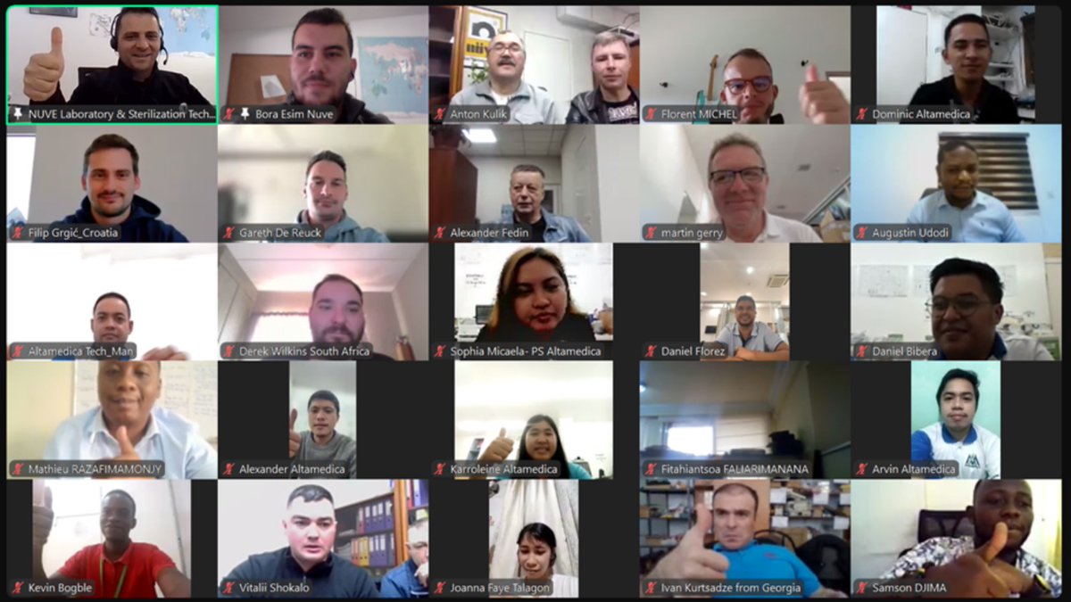nuve_as's tweet photo. Yurt dışı bayilerimiz çalışanlarına teknik servis eğitimi verildi.
We have completed our online Technical Service Training held by our after sales team.
 
 #teknikservis #eğitim #education #bayi #Nüversite #Nuversity #training #online #technicalservice #servicetechnique #Nüve https://t.co/PDj7OQ92vG