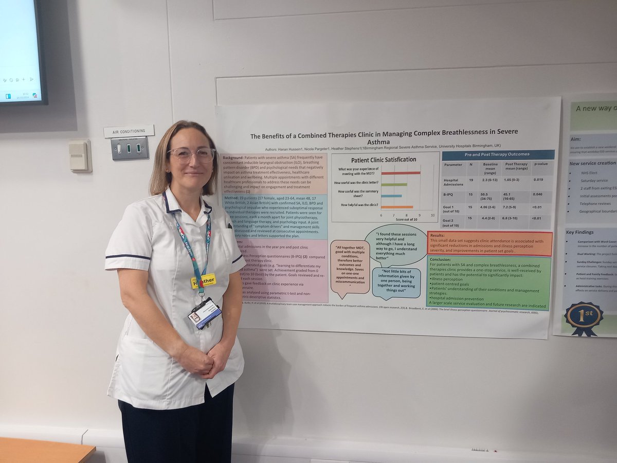 JulieHu63617151's tweet photo. AHP posters for our day how inspiring and great to see the academic focus @uhbtrust @UHBTherapy https://t.co/W8FXXIfWe8