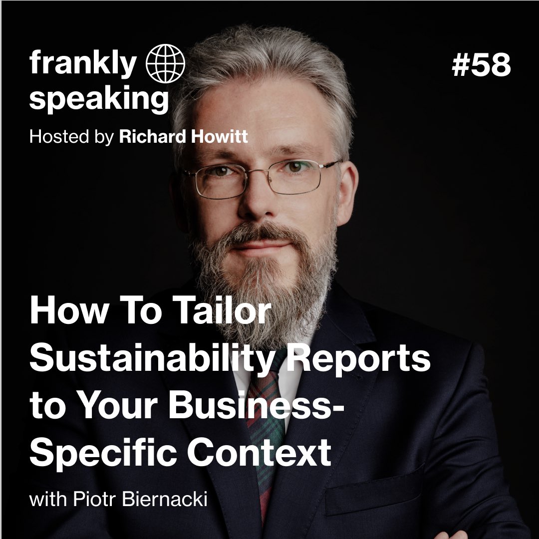 How does a company report on its sustainability, where it doesn't 'fit-in' to the standards? Find out from @EFRAG_Org TEG member <a href="/piotrbiernacki/">@PiotrBiernacki@eupolicy.social</a> in the latest #FranklySpeaking responsible business podcast: Spotify open.spotify.com/episode/29TWFa…
Apple Podcasts podcasts.apple.com/de/podcast/58-…