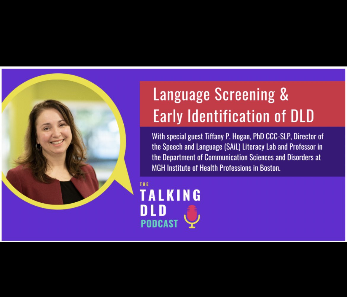 MmeLockhartLDS's tweet photo. This Friday, October 18th is #DLDAwareness Day! 💜

Over the next 2 days, I will be sharing articles, webinars, courses, and even a one-on-one interview with a very special Speech and Language Pathologist to help raise awareness of what #DLD is (and what it is not!!)

DLD Resource #2:
The Talking DLD Podcast, especially this fantastic episode on early screening and interventions with @tiffanyphogan! 💜

Link to Listen: https://t.co/w1AgG8cIEd