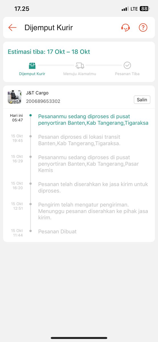 MIrfanAz's tweet photo. @jntexpressid 200689653302 

Demen banget ngediemin paket orang dah. 12 jam gada pergerakan sama sekali buset https://t.co/UgsPN2uD4h