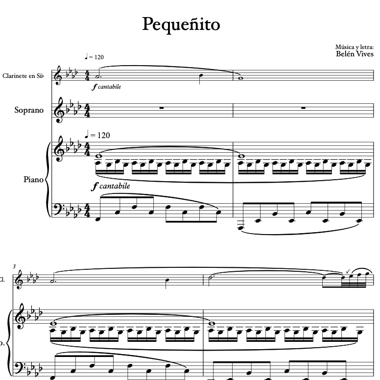 Este sábado 19 de octubre, en Valencia, tendrá lugar la presentación de "Pequeñito", que compuse que compuse especialmente para el #TrioHimilce.

¡Estoy deseando compartir este momento con vosotros!

#belenvives #composer #estreno #valencia
<a href="/Clementepianos/">Clemente Pianos</a> #musicadecamara