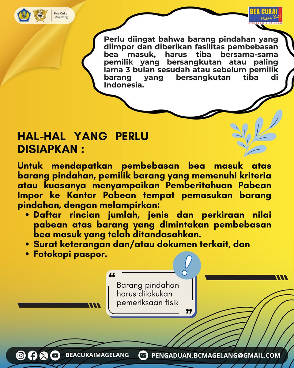 Bea Cukai Magelang tweet media