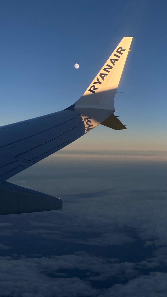 Great views over Spain and France with <a href="/Ryanair/">Ryanair</a>  yesterday but the best bit was the race with the 'orange' plane.  We won.  #nuffsaid