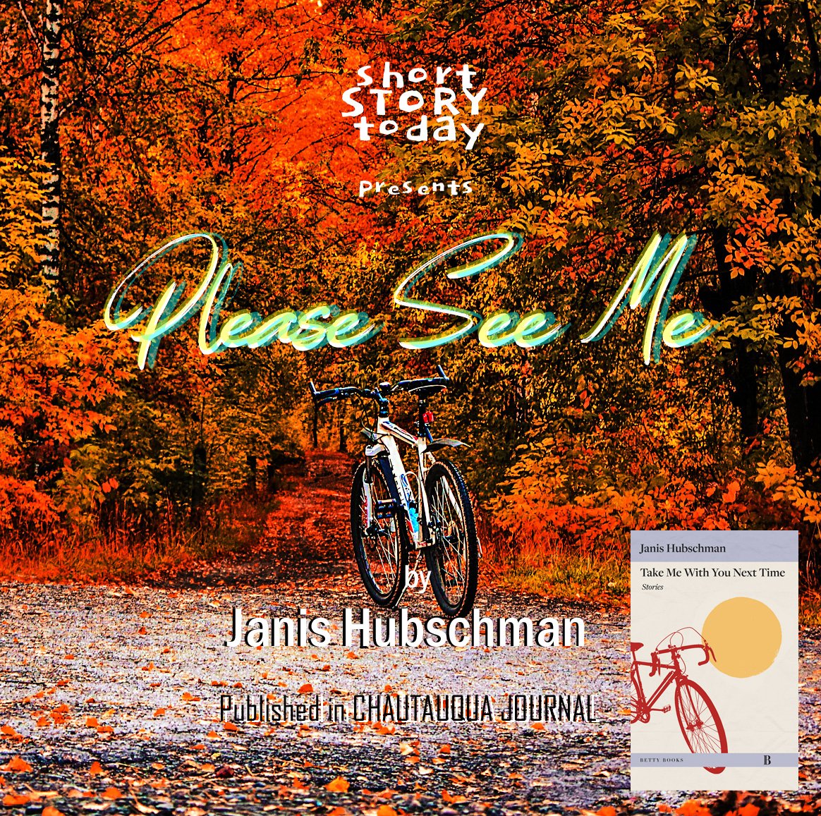 ShortStoryToday's tweet photo. OUT NOW! NJ author Janis Hubschman was a marathon runner, so she understands the true meaning of endurance. The women in TAKE ME WITH YOU NEXT TIME are athletes and outdoorswomen who find themselves on terrain that challenges not only their bodies, but their hearts &amp; minds, too. https://t.co/3Hlb5t3uw4