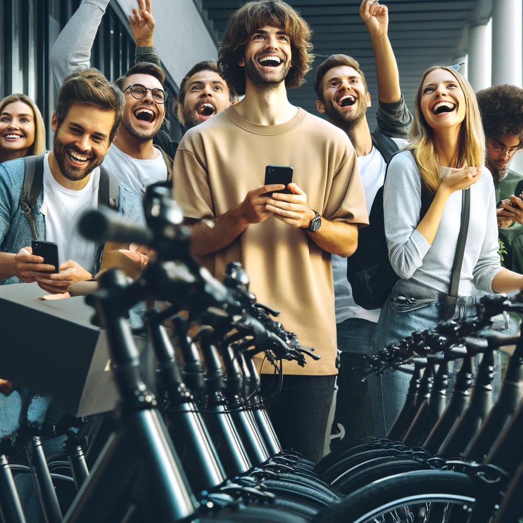vanmooferNews's tweet photo. before: vanmoofers patiently waiting, buzzing with excitement for the Ride+ release
after: Ride+ is here, and the world of biking will never be the same!
😅
#vanmoof #rideplus #ridethefuture #ebike #tech #ai https://t.co/5umMfy7jEt