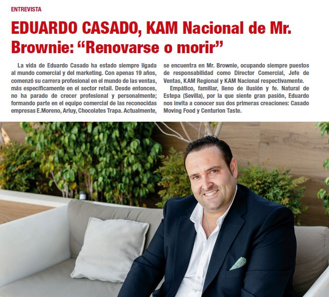 centuriontaste's tweet photo. Hoy os compartimos la entrevista realizada por la prestigiosa revista sevillana "Escaparate" a Eduardo Casado Co - Fundador de Centurion Taste y creador de otros proyectos empresariales 🤩🖋️📑
Os dejamos el enlace a la entrevista completa:
https://t.co/g989JEQyJU https://t.co/j3Fsax5lRt