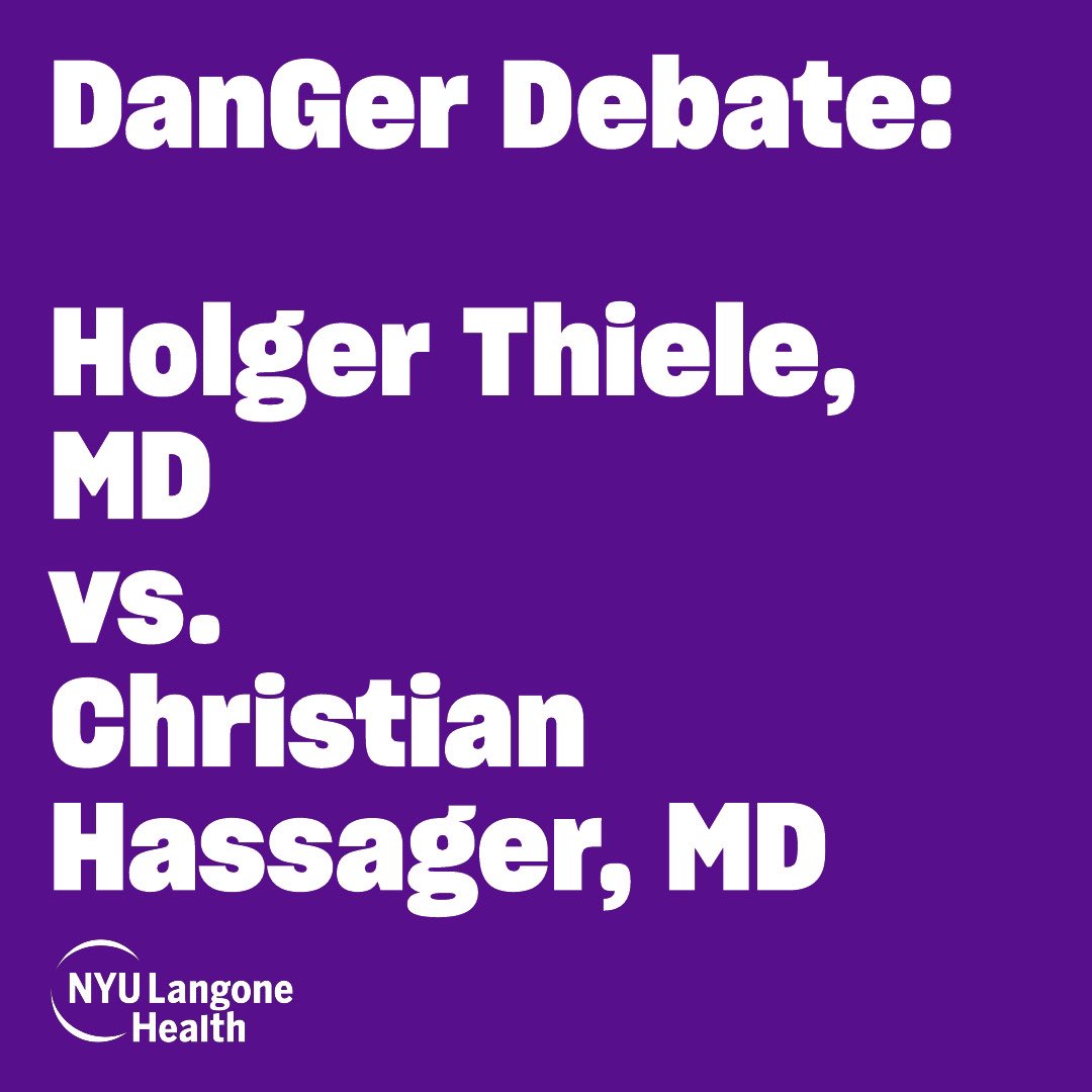 James Horowitz (@jameshorowitzmd) on Twitter photo Coming soon at #critcarecards24
A 💥CANT MISS💥 debate on MCS:
is the DanGer over?
<a href="/thiele_holger/">Holger Thiele</a> v <a href="/CHassager/">Christian Hassager</a>
With moderators Jacob Moller and @susannaprice
There’s still time to sign up for in person or virtual access:
bit.ly/47g6P83
<a href="/nyugrossman/">NYU Grossman School of Medicine</a> Coming soon at #critcarecards24
A 💥CANT MISS💥 debate on MCS:
is the DanGer over?
<a href="/thiele_holger/">Holger Thiele</a> v <a href="/CHassager/">Christian Hassager</a>
With moderators Jacob Moller and @susannaprice
There’s still time to sign up for in person or virtual access:
bit.ly/47g6P83
<a href="/nyugrossman/">NYU Grossman School of Medicine</a>