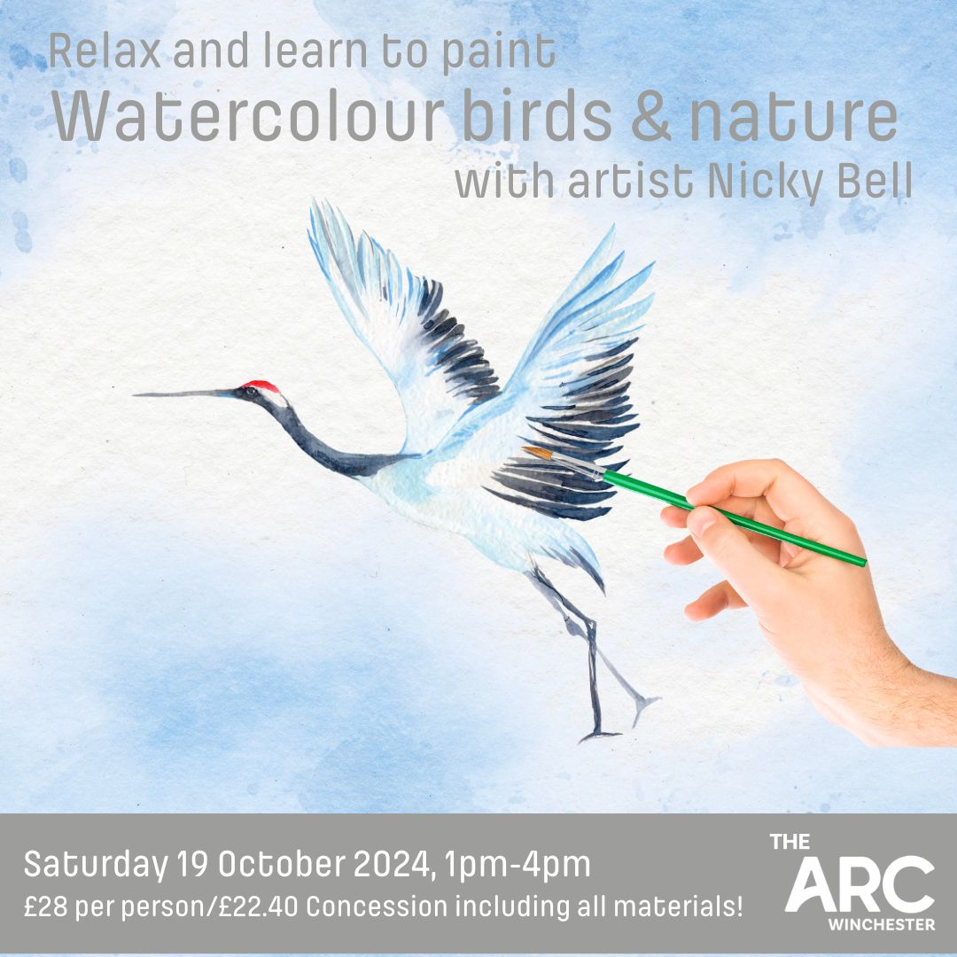 ✨🐦THIS SATURDAY- places available, be quick!🖌️🎨 

Watercolour birds &amp; nature with artist Nicky Bell 
Event: Saturday 19th October 1pm-4pm
Tickets: £28 per person/£22.40 Concession 

Book via our website here: buff.ly/3zO3y3y