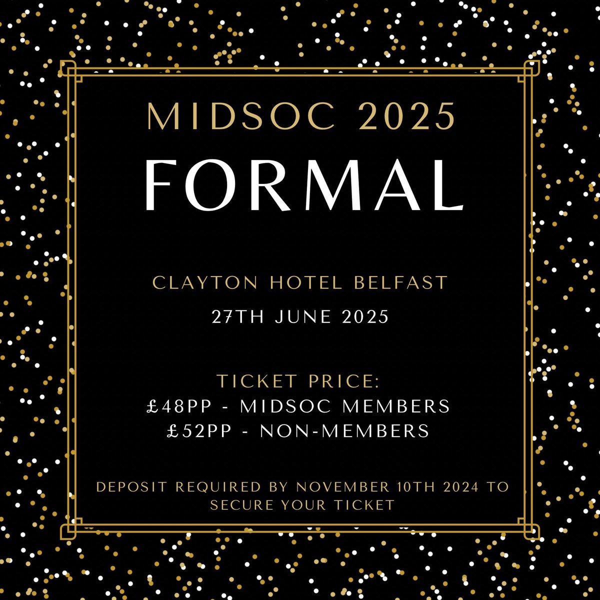 ✨Exciting announcement✨
We have confirmed the date for our Midwifery Formal 2025! Open to all BSc and MSc cohorts!
