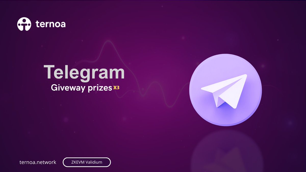 🚀 Ready for a boost? 

We're giving away 3 months of Telegram Premium to 3 lucky subscribers! 🎉 Join our Telegram channel for a chance to win and unlock exclusive features  💫 

🔗 t.me/ternoa_network