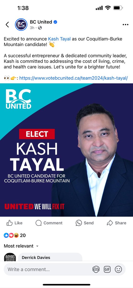 KashTayal's tweet photo. A tribute to #BCUnited 
Today I went for the early voting and it was same feeling as if you were invited to attend your own funeral : you know you’re not dead yet still you’re compelled to do the rituals of your own funeral because you’ve no choice left😔 RIP #BCUnited 🙏 https://t.co/l5cCuX10jB