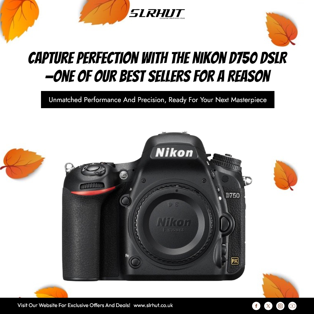 slrhutuk's tweet image. 📷Master every shot with the Nikon D750 DSLR. A top seller for a reason, delivering precision and performance for your next photographic masterpiece.

Shop Now - slrhut.co.uk/product/ID1663…

#slrhut #Nikon #dslr #photography #CaptureTheUnwritten