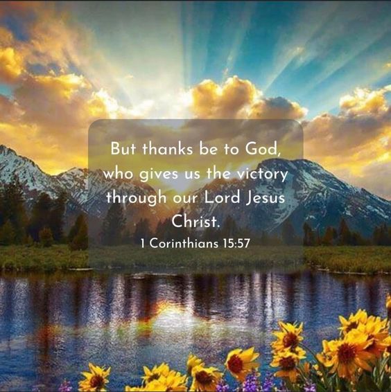 Catangels's tweet photo. 1 Corinthians 15:57† https://t.co/2C9cPailRe