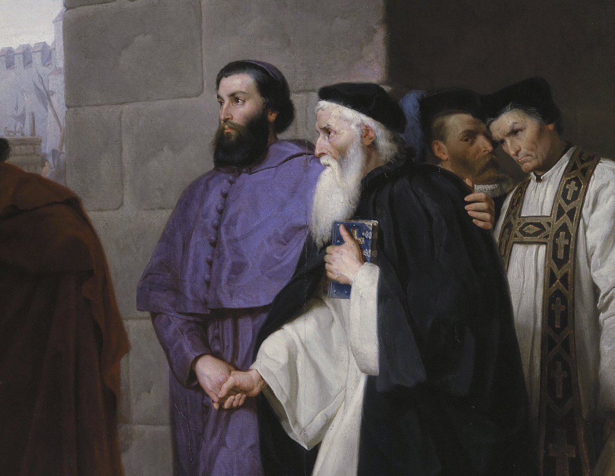 DustinBenge's tweet photo. On this day, in 1555, Hugh Latimer and Nicholas Ridley were martyred for their faith in Oxford. Latimer encouraged Ridley, “Be of good comfort, Master Ridley, and play the man; we shall this day light such a candle, by God’s grace, in England, as I trust shall never be put out.” https://t.co/PBoM5O5INT