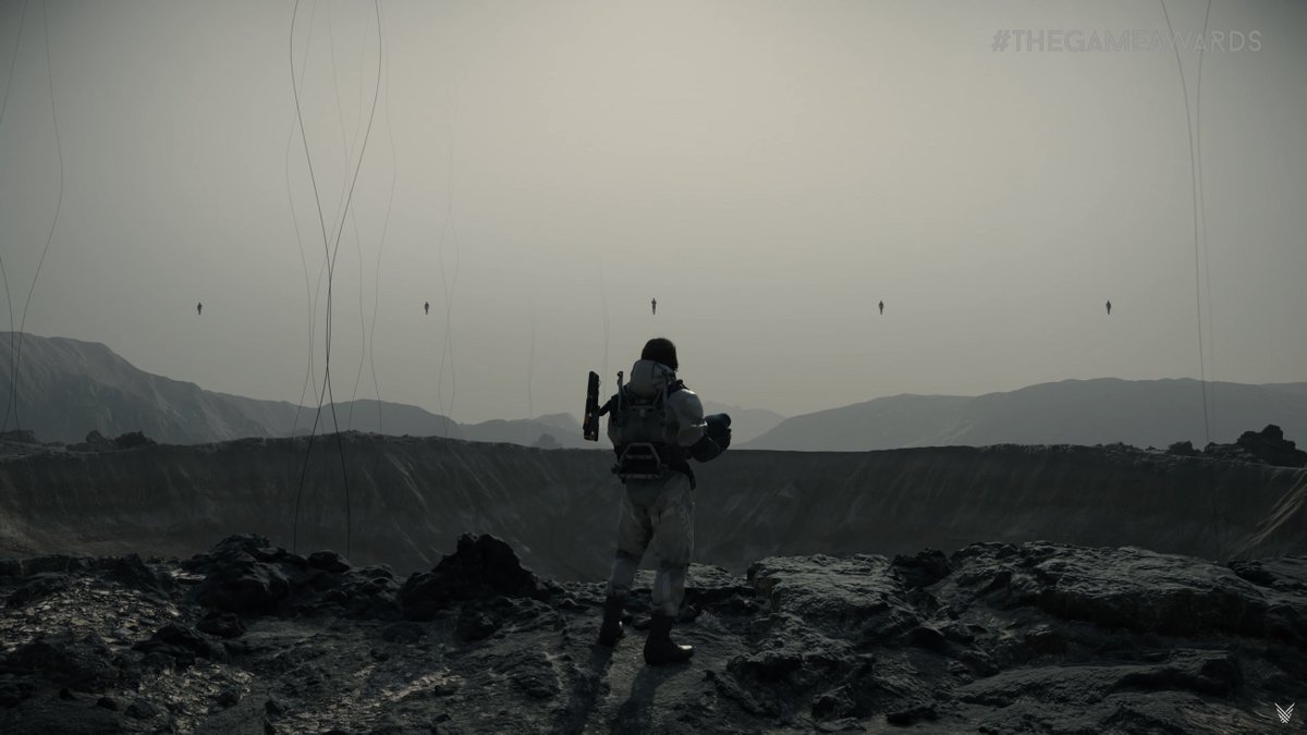 bnuubean's tweet photo. I was gonna say Silent Hill vibes but actually the power lines are giving Death Stranding https://t.co/ulti32bim9