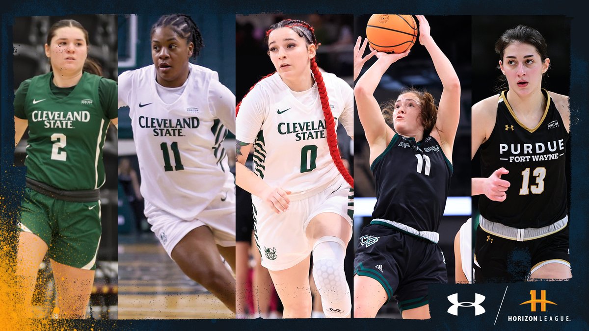 The 2024-25 #HLWBB Preseason All-League First Team

<a href="/destinythreeo/">Destiny Leo</a>, @CSUW_Basketball
<a href="/MaplesColbi/">Colbi Maples</a>, CSU
<a href="/Mickyperdue10/">Mickayla Perdue</a>, CSU
<a href="/natmcneal/">Natalie McNeal</a>, <a href="/gbphoenixwbb/">Green Bay Women’s Basketball</a>
<a href="/amellia_bromo/">Amellia Bromenschenkel</a>, <a href="/MastodonWBB/">Purdue Fort Wayne WBB</a>

🏀 bit.ly/3Y5icLL
#OurHorizon 🌇| <a href="/UnderArmour/">Under Armour</a>