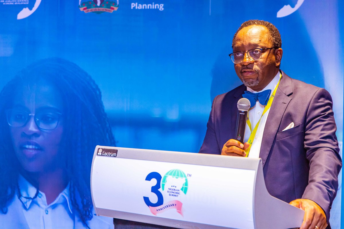 officialNESG's tweet photo. Pictures from the Breakfast Session themed "Charting the Course for Seamless Public-Private Transitions” at the 30th Nigerian Economic Summit.

This CEO Breakfast Meeting was hosted by the Ernest Shonekan Centre for Legislative Reforms and Economic Development.
#NES30 https://t.co/pkHAprs4Yt