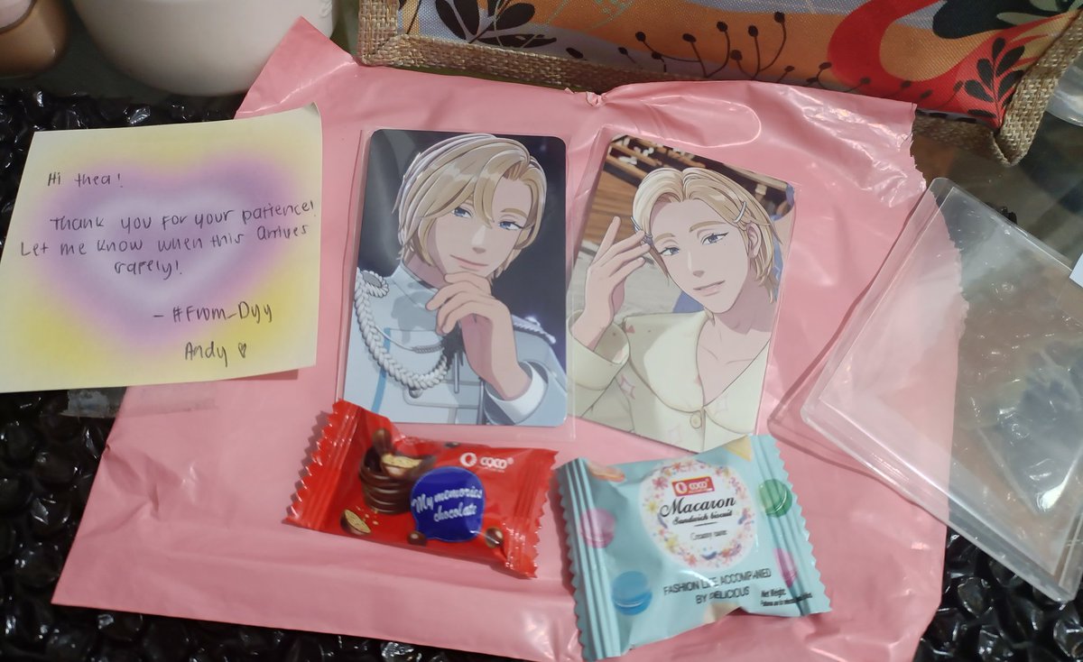 CASSIOthea's tweet photo. #From_Dyy

hellooo~ my poganda prince and noah unnie arrived safely 🫶 huhu he's so pretty in these pcs (esp the plvmag pc) thank you so much, andy! waiting for the next budol to arrive 💜✨ https://t.co/4Lj3V3xwdT
