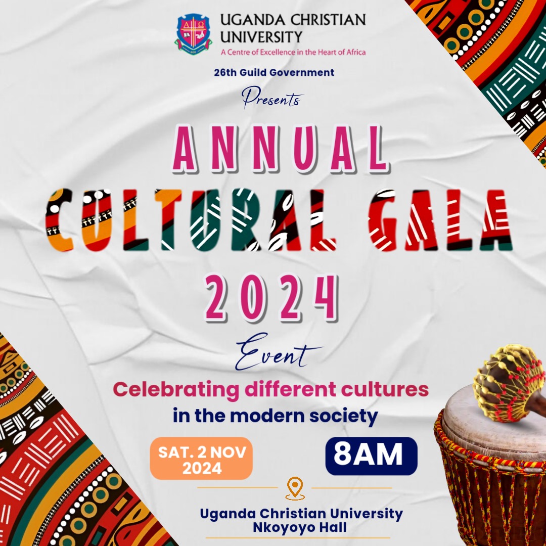 theucuguild's tweet photo. Our Annual #UCUCulturalGala is fast approaching.
We're about to have a mix party of food, dance, culture and tradition.
Check the flier for details and get intouch with your culture mates to find out how best you can participate.
See you then!!
#InclusivityInAction https://t.co/MgsMeSqACA