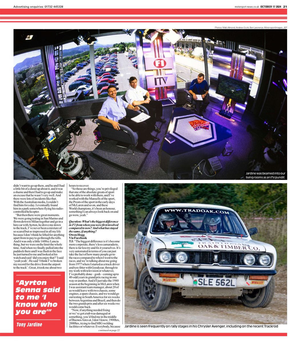 tony_jardine's tweet photo. Chuffed to be the subject of @MNmotorsport feature today! @sustainfuels @pirellisport #TradOak.com @mismotorsport please have a read if you can! https://t.co/82ShsvKyew