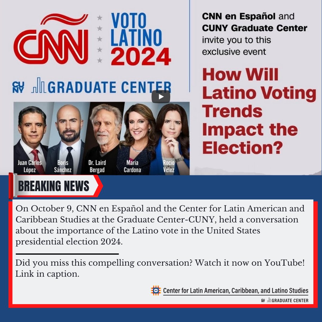 Watch the whole conversation on CNN en Español channel on YouTube! #latinovote #vote #cnnespañol #uspresidentialelections2024
Link: youtube.com/watch?v=pSS4aV…