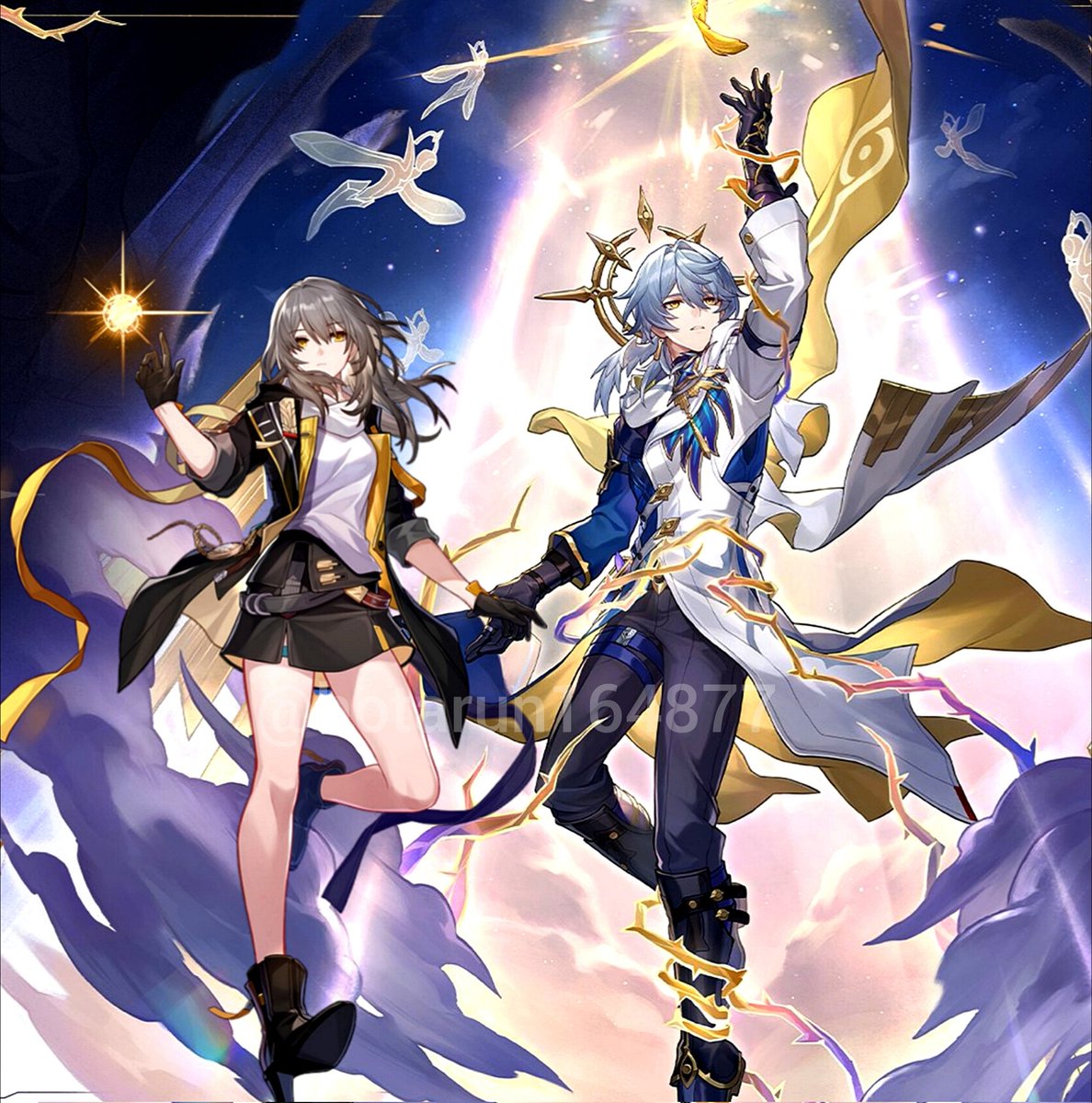 hotarun164877's tweet photo. Now they're holding hands 🤭🌞💫
#sunstelle #sundaystelle #SundayHSR https://t.co/hWhdLgsC4u