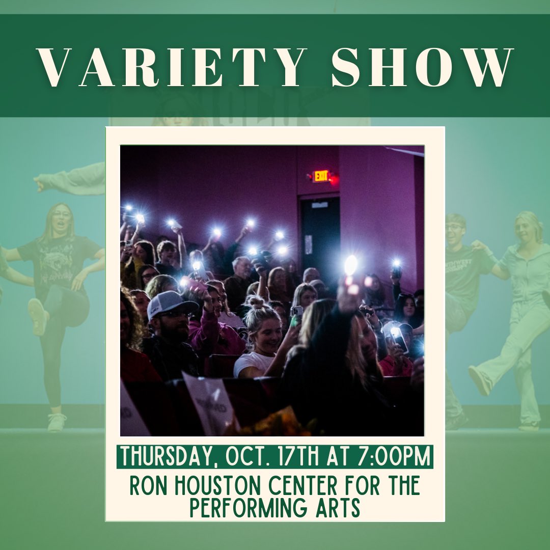 Tomorrow is the 2024 Homecoming Variety Show! Tickets are $5, and can be purchased through the link in our instagram bio. Doors open at 6:30 p.m. at the Ron Houston Center For Performing Arts. The show will begin at 7:00 p.m. 🎉
