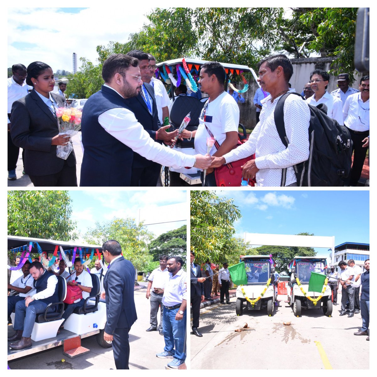 Department of CA, A&amp;N Admin. in collaboration with AAI, has introduced free golf cart services at VSI Airport to facilitate passengers in movement between Entry gate and Departure terminal. Simply show your ticket to access this service.