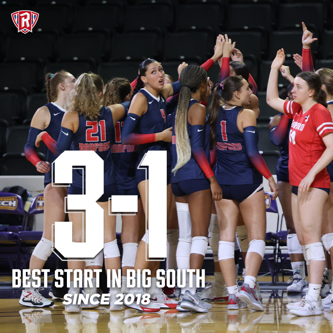 RadfordVB's tweet photo. Making moves early on in conference play! 🛡️

#RiseAndDefend https://t.co/EfbcNScOl4