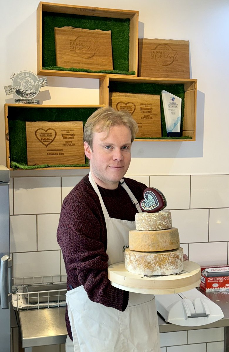 PangCheeseShop's tweet image. We are really pleased to be able to share the fabulous news that Jack has made it through to the finals of the #YoungCheesemongerOfTheYear competition run by @cheese_academy 🙌🏻 Jack is a key member of our team &amp;amp; we are super proud of him #TeamCheese #Pangbourne