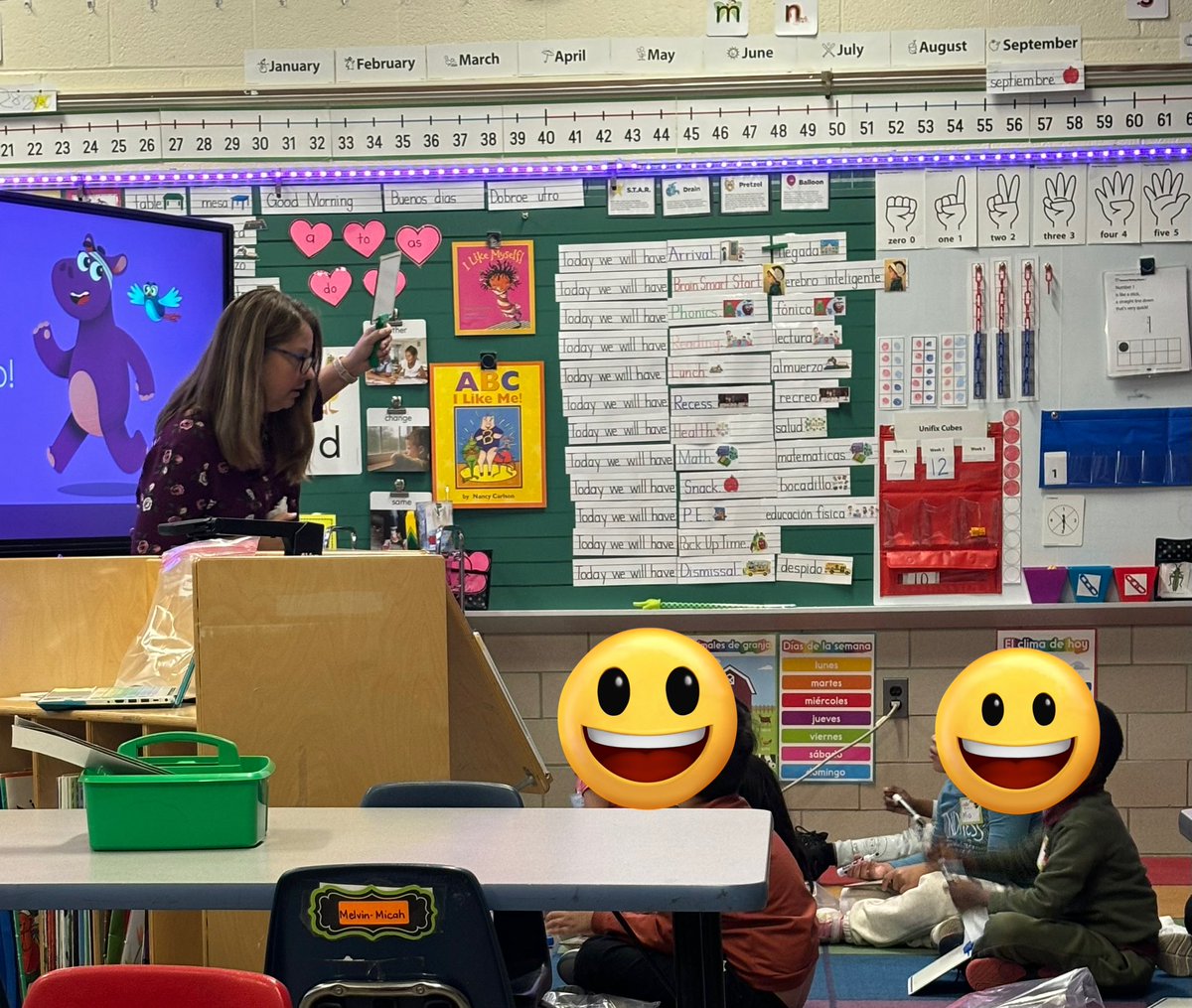 JuliaCiceroRES's tweet image. Lots of literacy learning for both our kindergarten teachers and students at @ReisterstownES happening here! Thank you @TreasureZimm for modeling effective instruction!
@cbrinkleybcps @MrsJenPiet @BCPS_ELA @BaltCoPS