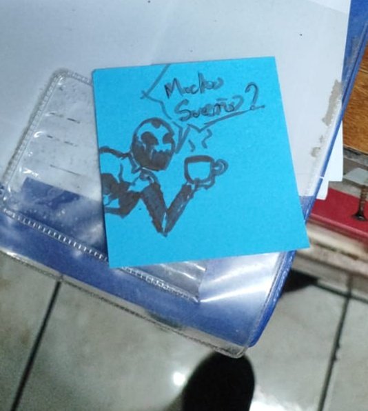 Miss_Coffee5's tweet photo. I work with my best friend, we're on separate shifts so I hide little ugly drawings for her to see in the morning https://t.co/HuTjtkfojD