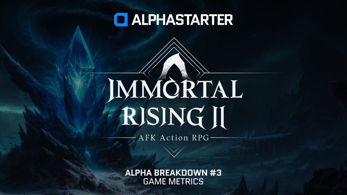 🔷 @Immortalrising2 Alpha Breakdown #3: Game Metrics

In the previous Alpha Breakdown for Immortal Rising 2, we've covered some general information about the game- which were bullish enough to fit into our standard of 'Alpha'.

Today: it's going to be something more