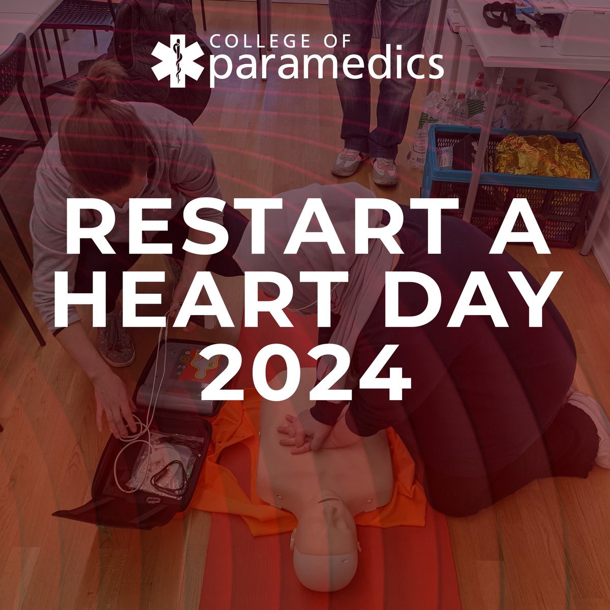 🫀 Today is #RestartAHeart Day
 
Knowing CPR can double or triple the chances of survival during a cardiac arrest, every second counts when a heart stops.

👉 CPR is a simple yet life-saving skill that could the difference when a loved one, friend, or a stranger needs it most.