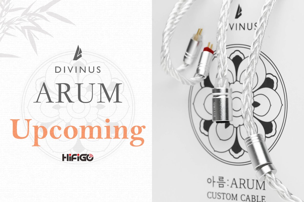 HifigoJp's tweet image. 👀本当にもうすぐです！😝
🧐DIVINUS ARUMの準備はできていますか？🥳
🤠一緒に待ちましょう〜😍
#Divinus #ARUM #イヤーチップ #ケーブル #オーディオ #HiFi #新製品