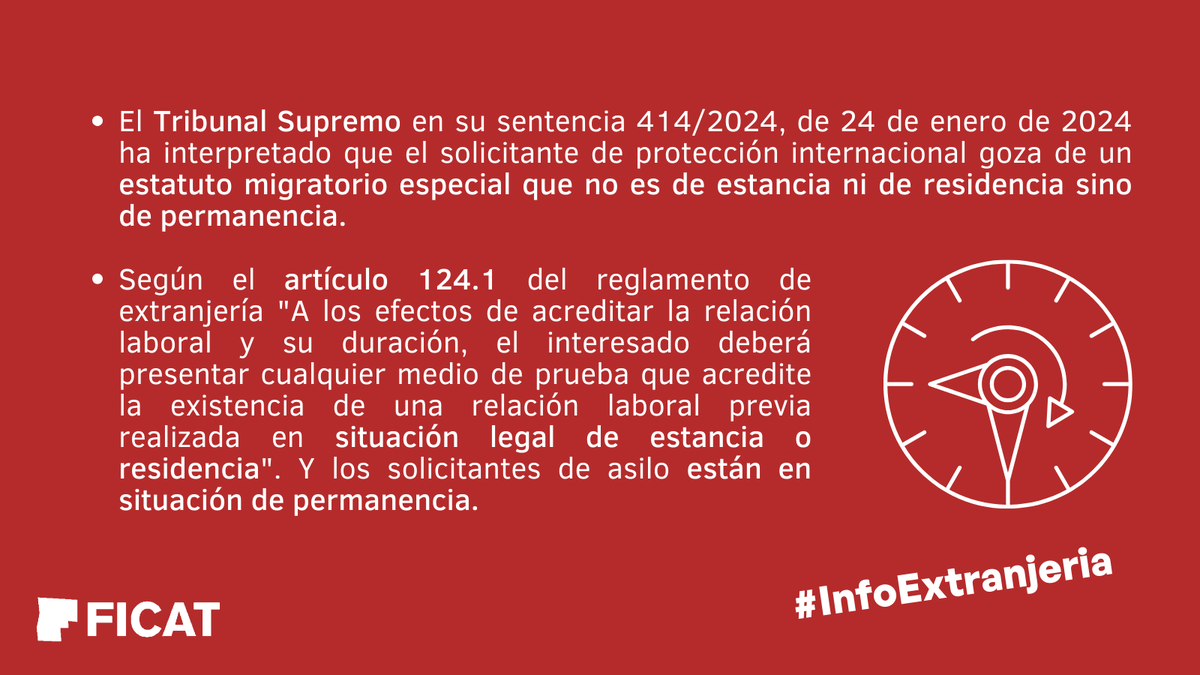 fundacioficat's tweet photo. 📣 #InfoExtranjeria FICAT | Compartimos una información legal que creemos será muy útil para aquellas personas solicitantes de asilo o que estan a punto de solicitarlo. https://t.co/u7ctXZVNq9