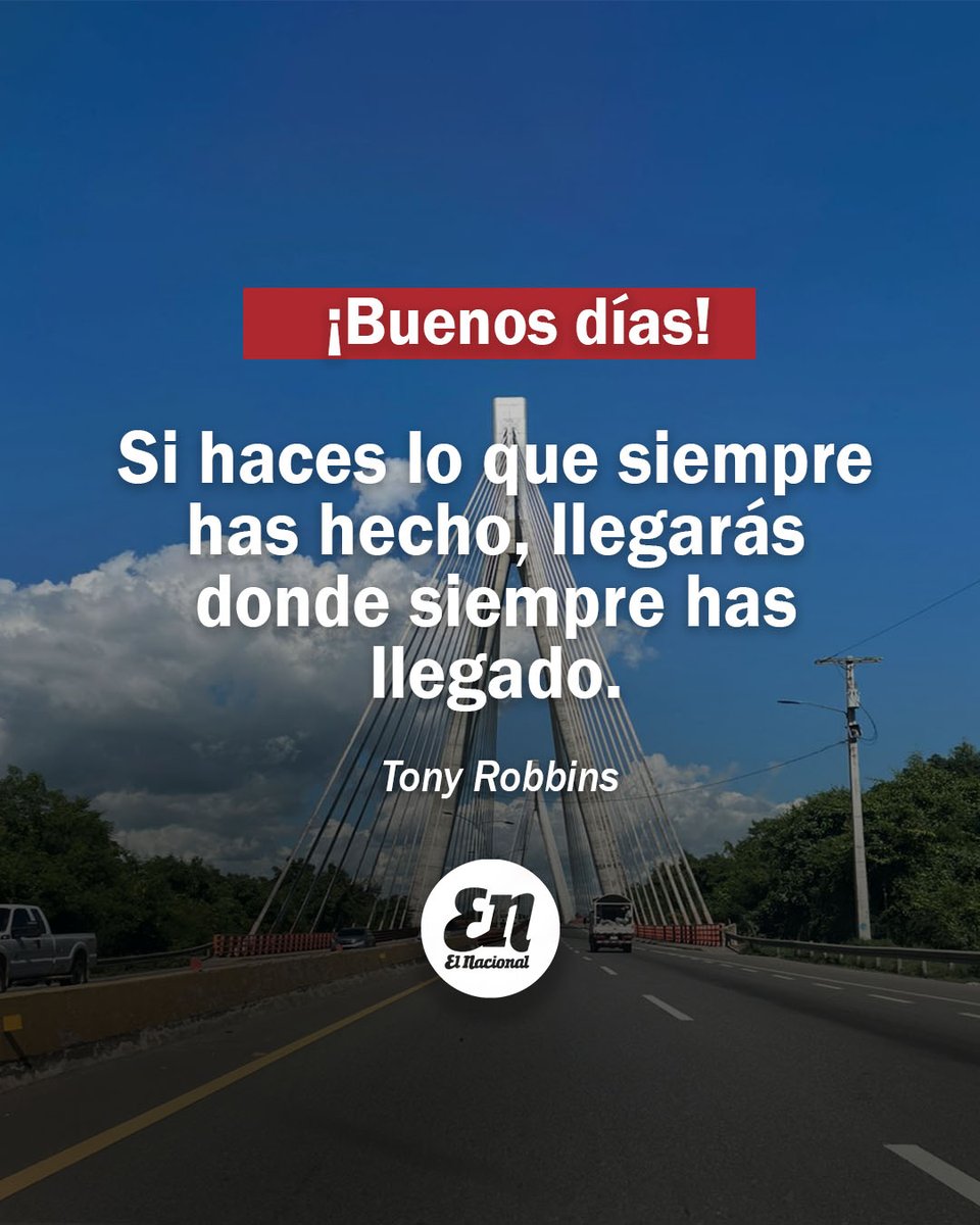 #Frasedeldía | Buenos días, queridos lectores. ⁣⁣Esperamos tengan un⁣ maravilloso miércoles.
⁣
#FelizMiércoles #FraseEN #ElNacionalRD