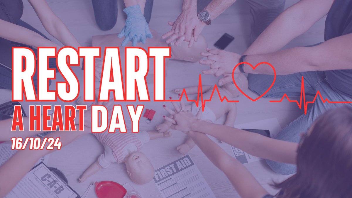 Today is #RestartAHeartDay!💓Raising awareness about the crucial importance of CPR &amp; defibrillation. As you'll know, resuscitation is a key part of our business &amp; we encourage everyone to learn CPR! #CPRSavesLives
Click the link to find how you can learn: shorturl.at/tEFbm