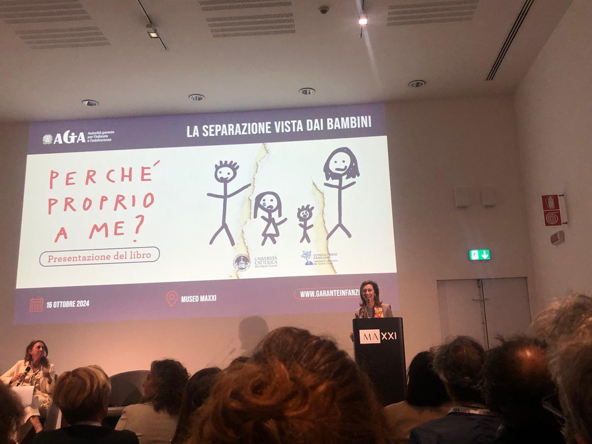 “La famiglia è il nucleo primario in cui si sviluppa il bambino e dove il bambino deve crescere con felicità” Carla Garlatti - Autorità garante per l’infanzia e l’adolescenza
➡️ minorididiritto.org

#separazione #figli #genitori #AGIA