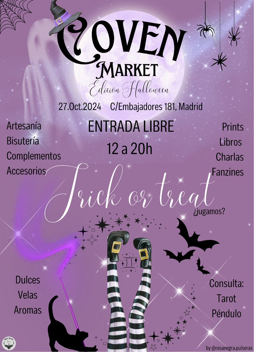 pinknecro's tweet photo. Cerramos el mes por todo lo grande! Con dos mercados con temática Halloweenesca.

Kat Kraft Market en La latina ( espacio La Cabina ) 19-10
Coven Market en Embajadores ( Madriz eventos ) 27-10

Y en los dos habrá preparadas cosas muy muy  interesantes 😈 no os los podéis perder! https://t.co/EPKmCdaTw8