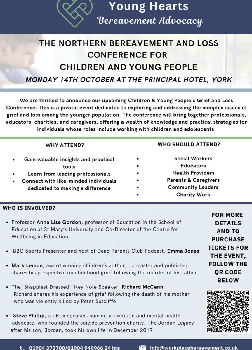 What a privilege to be part of this amazing event in York on Monday! 
So many inspirational speakers, great exhibitors, fabulous organisation, engaging delegates - a genuine commitment to supporting CYP at times of bereavement and loss. Heartwarming!