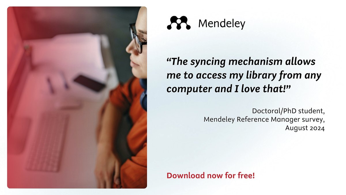 Elsevier | Mendeley tweet media