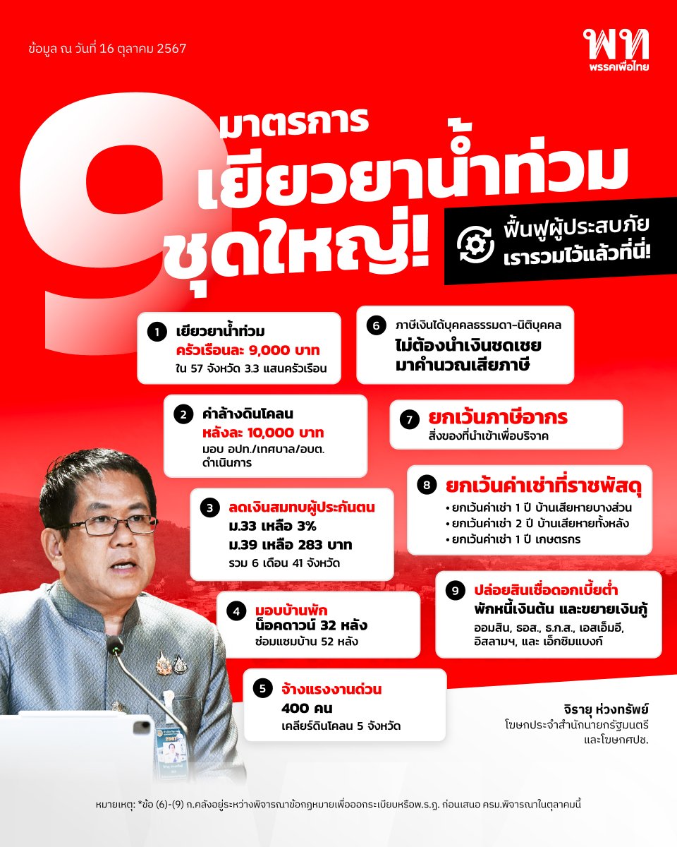 PheuThaiParty tweet picture