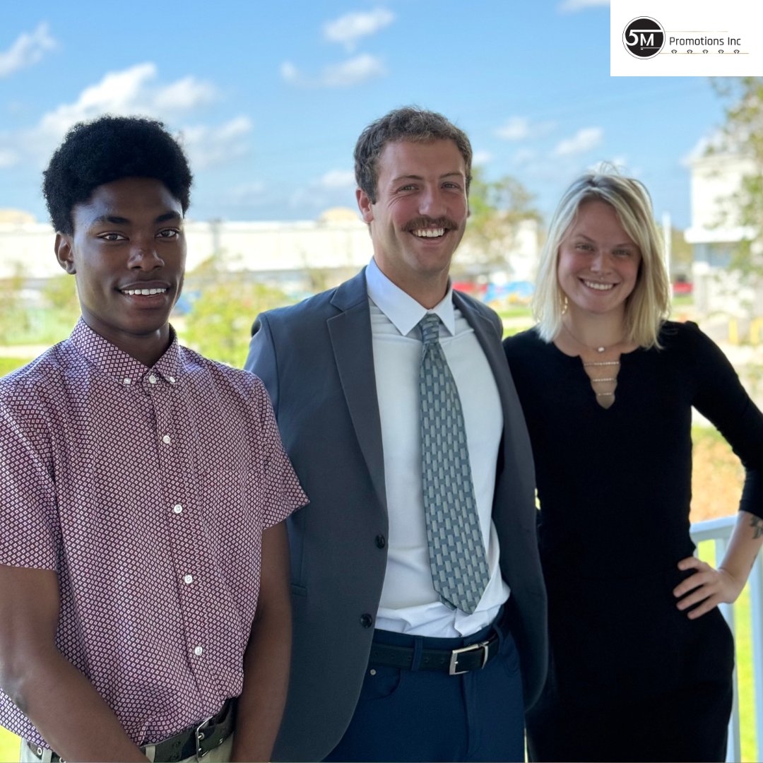 5mPromotions's tweet photo. Excited to introduce our newest leaders, Alyssa and Jamal! 🌟 Ready to make waves and lead the way! 🚀 #NewLeaders #LeadershipJourney #NextGen https://t.co/3p2iG90LV6