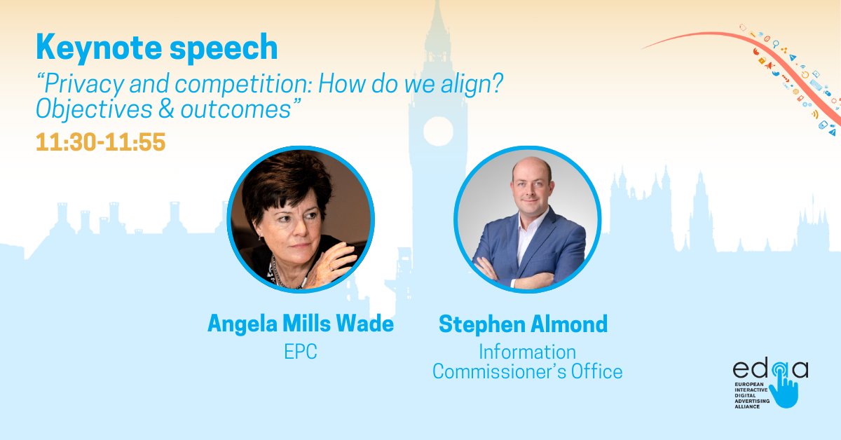 EDAA (@edaatweets) on Twitter photo ➡️ #Privacy v. #competition: how do we align❓
💬 “By creating a level playing field for companies to provide consumers w/ #choices, we empower them to embrace privacy without repercussions on their competitiveness” says <a href="/ICOnews/">ICO - Information Commissioner's Office</a>'s Executive Director for Regulatory Risk. ➡️ #Privacy v. #competition: how do we align❓
💬 “By creating a level playing field for companies to provide consumers w/ #choices, we empower them to embrace privacy without repercussions on their competitiveness” says <a href="/ICOnews/">ICO - Information Commissioner's Office</a>'s Executive Director for Regulatory Risk.