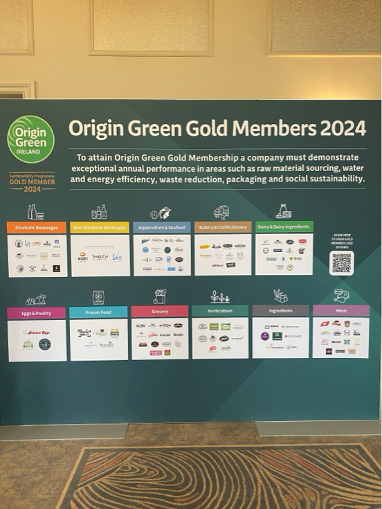 Deirdre Ryan, Director of Sustainability and Quality Assurance at Bord Bia, unveils the 110 Gold Members for 2024.
“We raised the bar and saw the level of ambition rise”.
Click here to view Gold Member 2024 case studies: bit.ly/3BGrYfG
#SustainabilitySeminar #OriginGreen